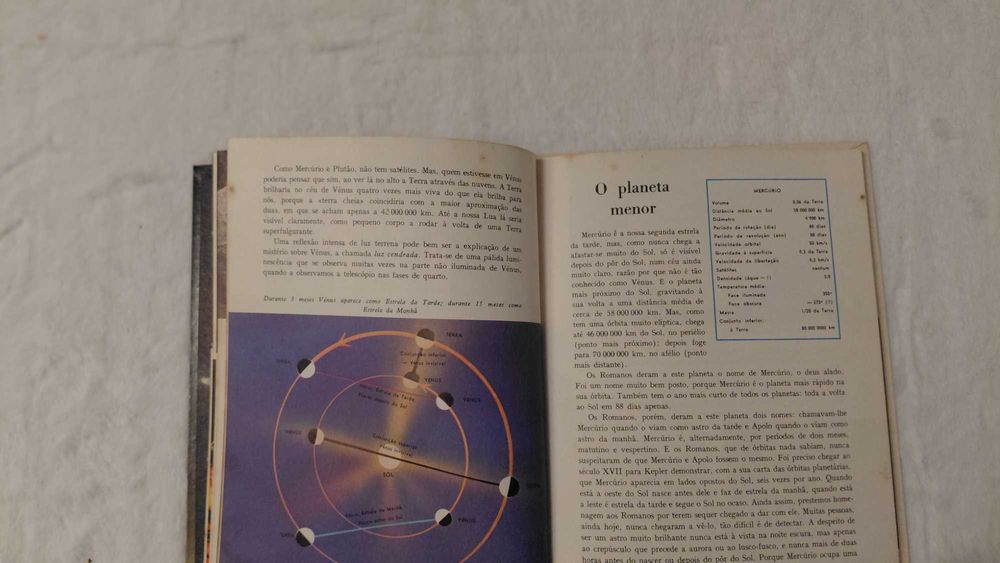 Livro "Os Planetas" da Editorial Verbo de 1969
