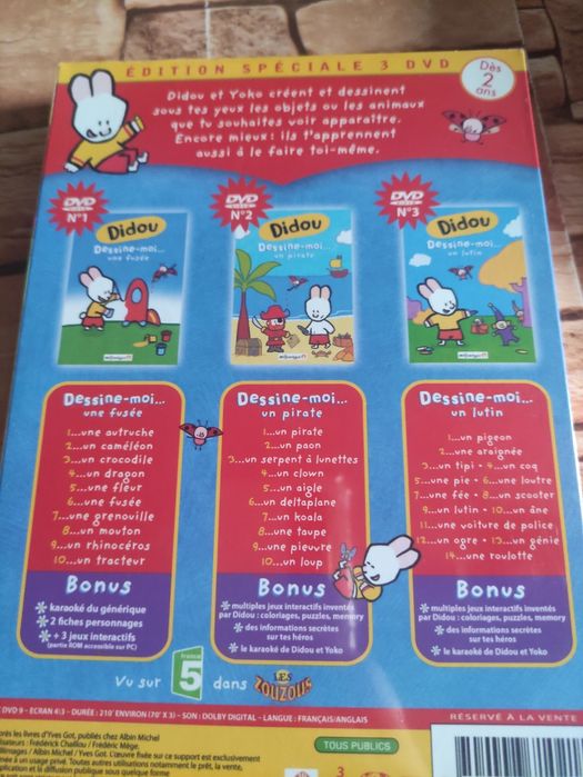 3 nowe bajki Didou j. Angielski na DVD