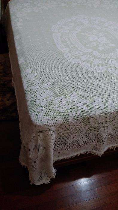 Colcha renda branca