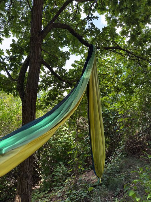 Tanio ! szarfa aerial joga 14m2 solidnego materiału PIĘKNY KOLOR