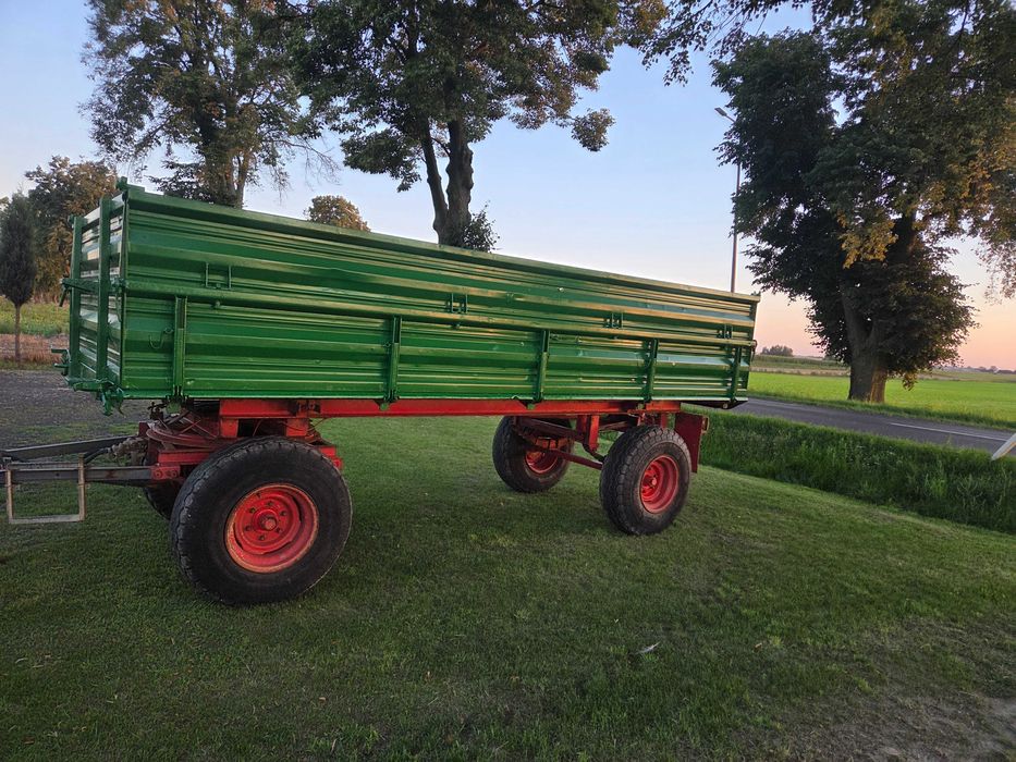 Przyczepa Bruns 8 ton, rolnicza 5x210  niemiecka zarejestrowana .