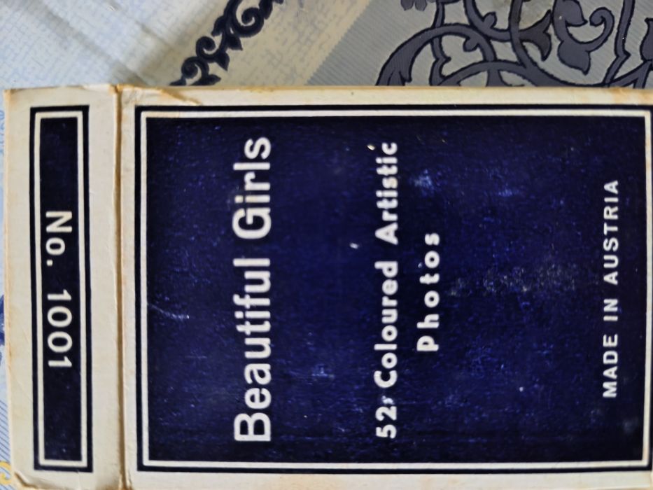 Baralho de cartas erótico "Beautiful Girls" anos 50/60,