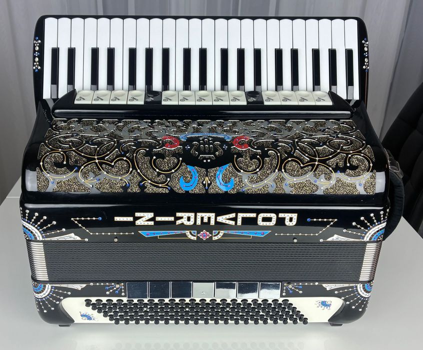 Akordeon włoski Polverini 120/5/5 Casotto - Piękny!