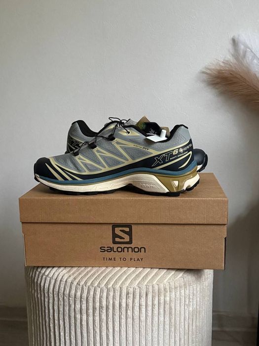 Salomon XT-6 Adv Dover Blue Beige Gore-Tex , кросівки саломон 40 41