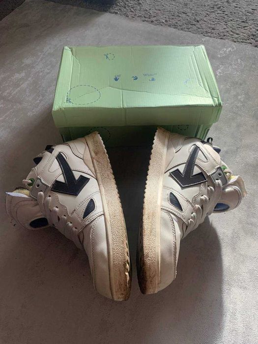 Кроссовки кеды Off white