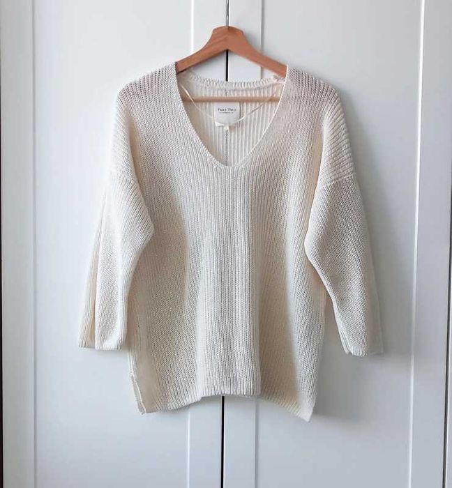 Part Two damski sweter lniany 100% len premium 40/L