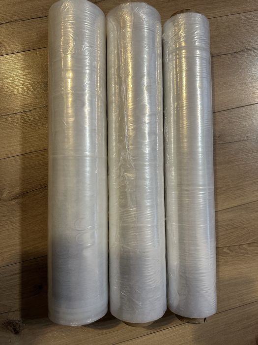 Folia stretch ręczna biala