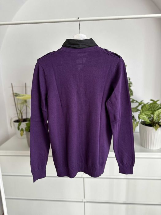 Sweter męski bawełniany S rozpinany z kołnierzykiem LA REDOUTE SWG005
