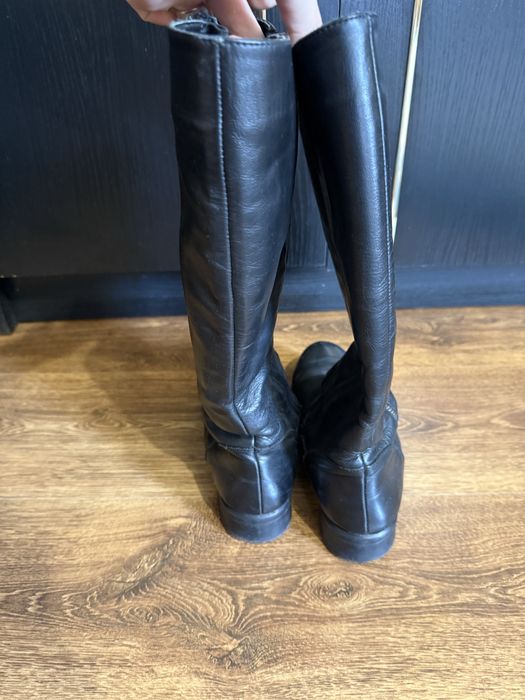 Чоботи зимові шкіряні