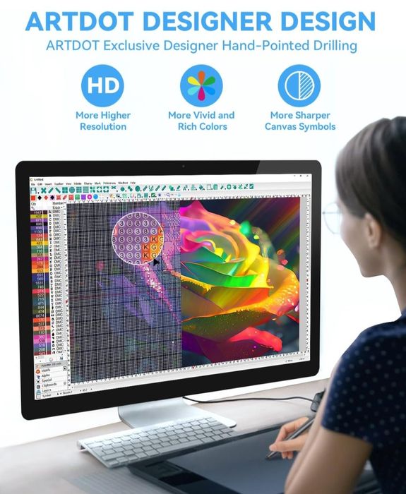 ARTDOT 5D Zestaw do diamentowego malowania