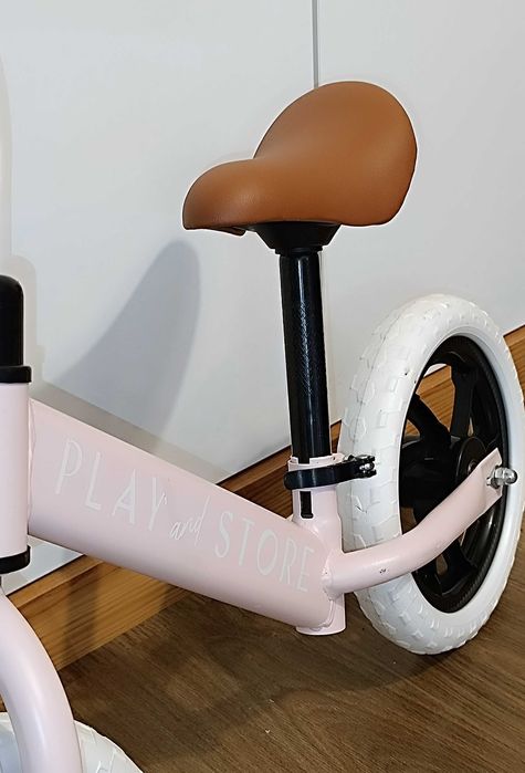Play And Store – Bicicleta Equilíbrio Premium – Rosa