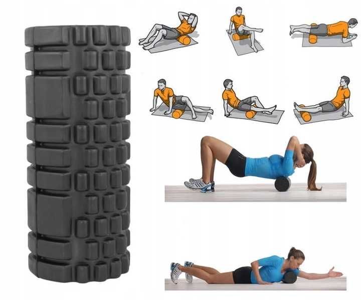 Wałek do masażu Joga Crossfit Fitness Pilates Roller 33 x 14 cm Roller