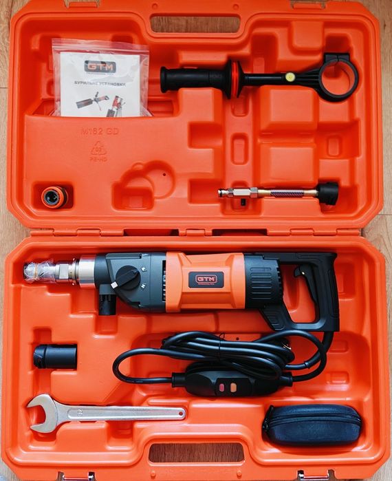 Дрель безщіткова з мікроударом  GTM  BMK-176/2GPDB алмазного буріння