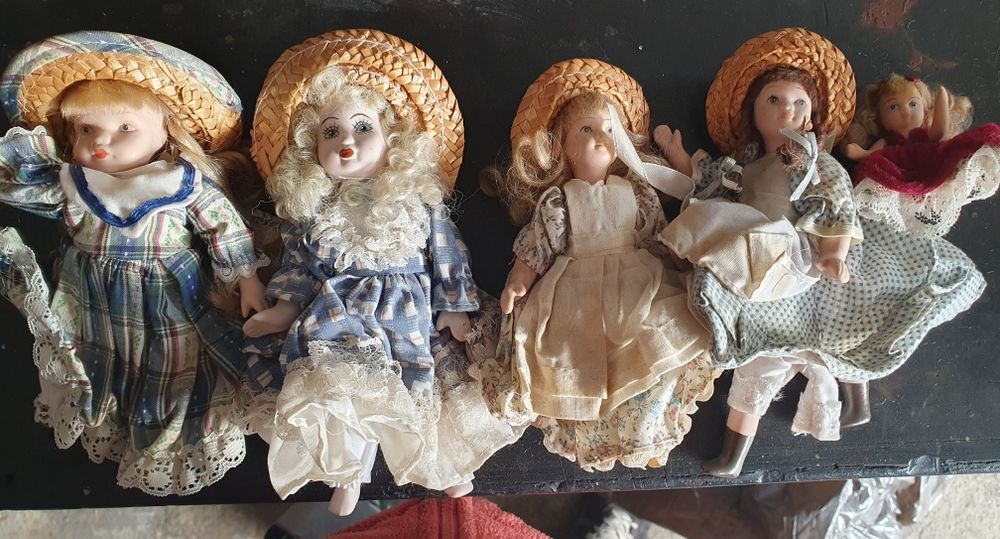 Lalki lalka z porcelany
