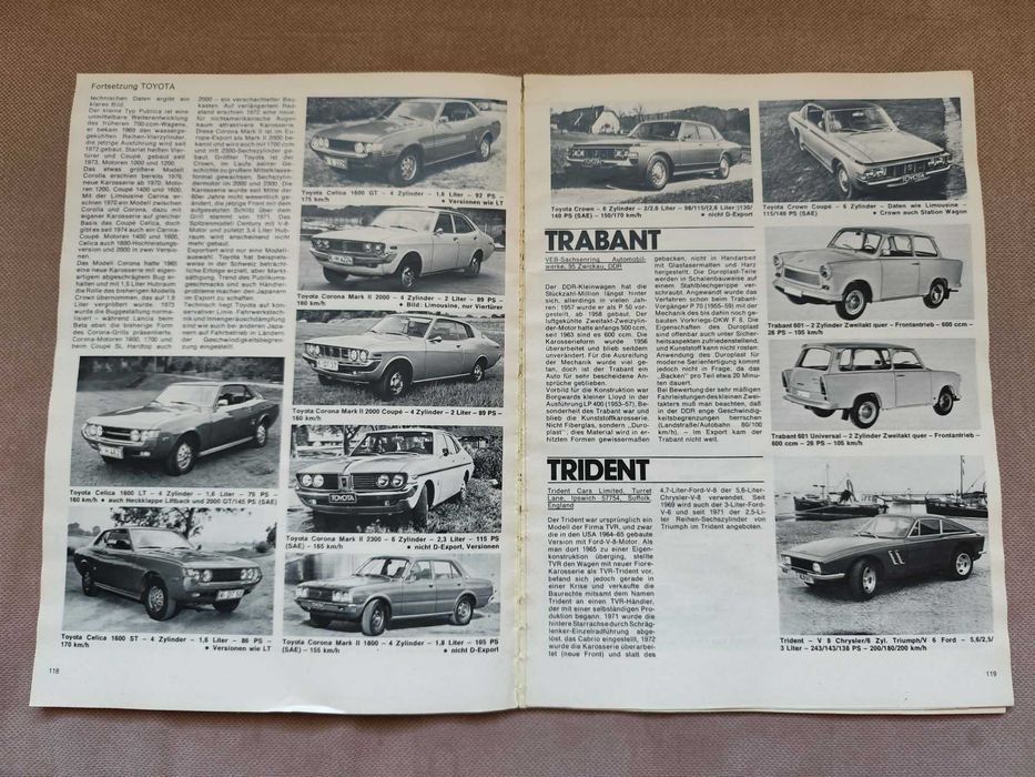 Auto Katalog 1975