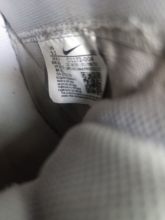 кросівки nike хайтопи 27,5 см 43 розмір