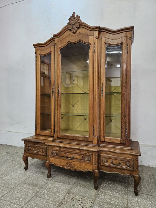 Francuska witryna ludwikowska serwantka /