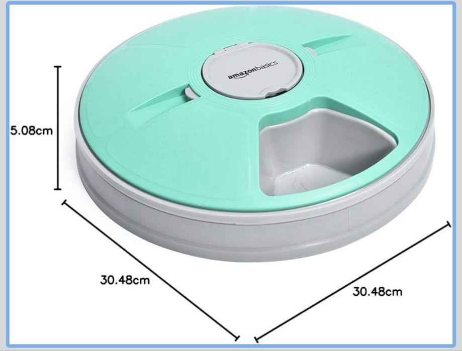 Dispensador automático de comida para animais de estimação