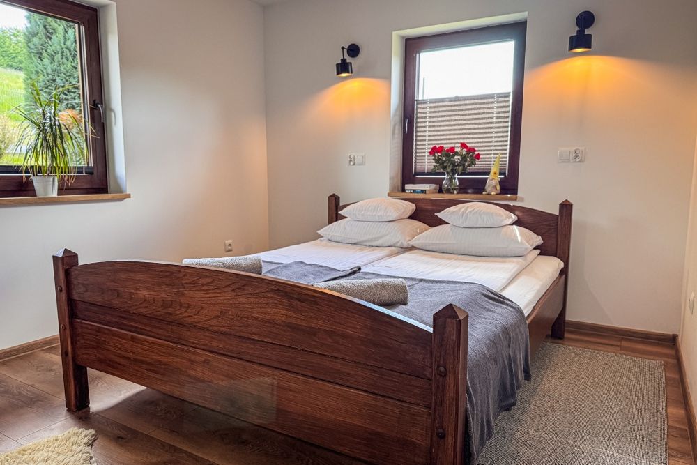 Domek w górach Ustroń.kominek cisza, balia z jacuzzi