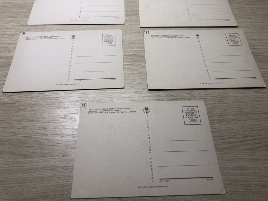 Kartki pocztowe z filmu „Wodne Dzieci”