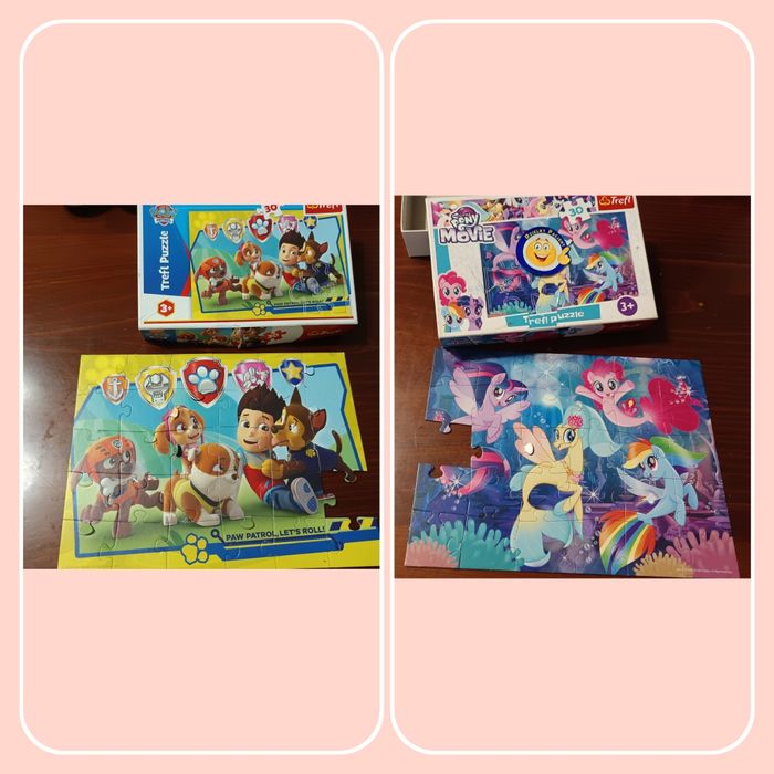 Puzzle trefl 30 uszkodzone