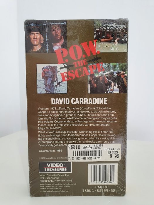 Film video VHS Ucieczka Jeńców 1986 r. UNIKAT