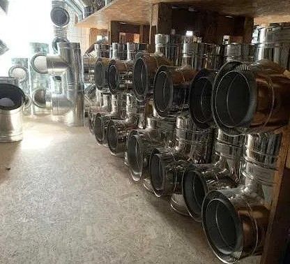 Дымоход! Димохід з нержавійки! Труби сендвіч! Димар! Оптовий склад!