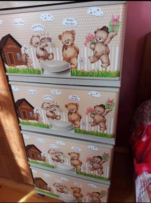 Комоди пластикові