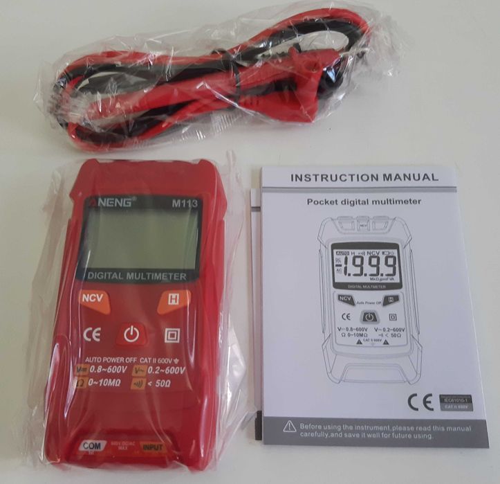 Automatic NCV Digital Multimeter for AC/DC Voltage and Ohm Measurement, New64552902146177122