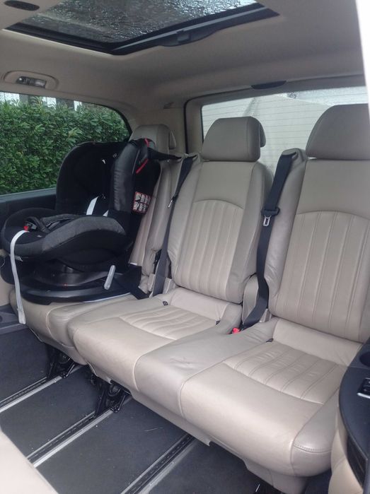 Тримісна лавка 2+1 Mercedes Viano W639 шкіра бежева Lugano Ambiente