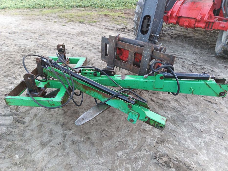 podnośnik dźwig big bag rozsiewacza z teleskopem