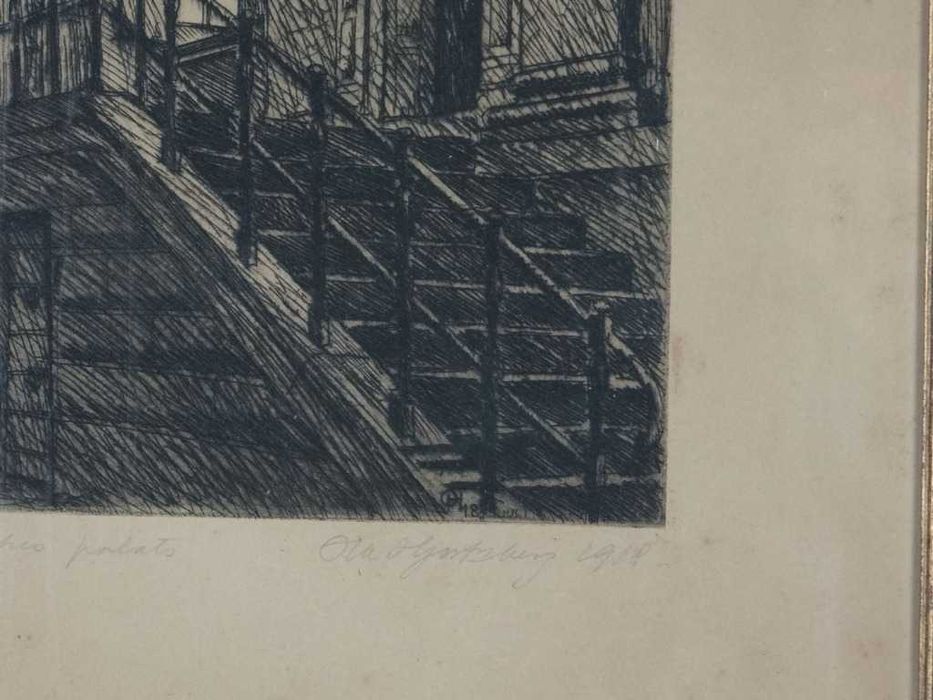 Obraz litografia 1918 r O.Hyndsburg