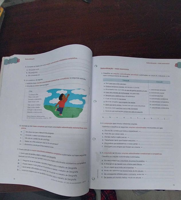 Manual e Caderno de Atividades Livro Aberto 8