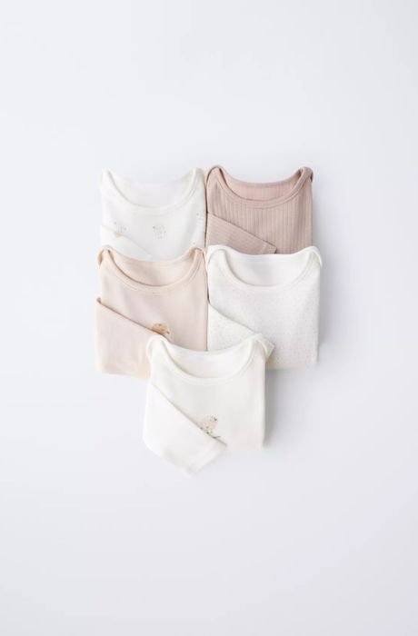 Набір  з 5 боді zara 74,62,86