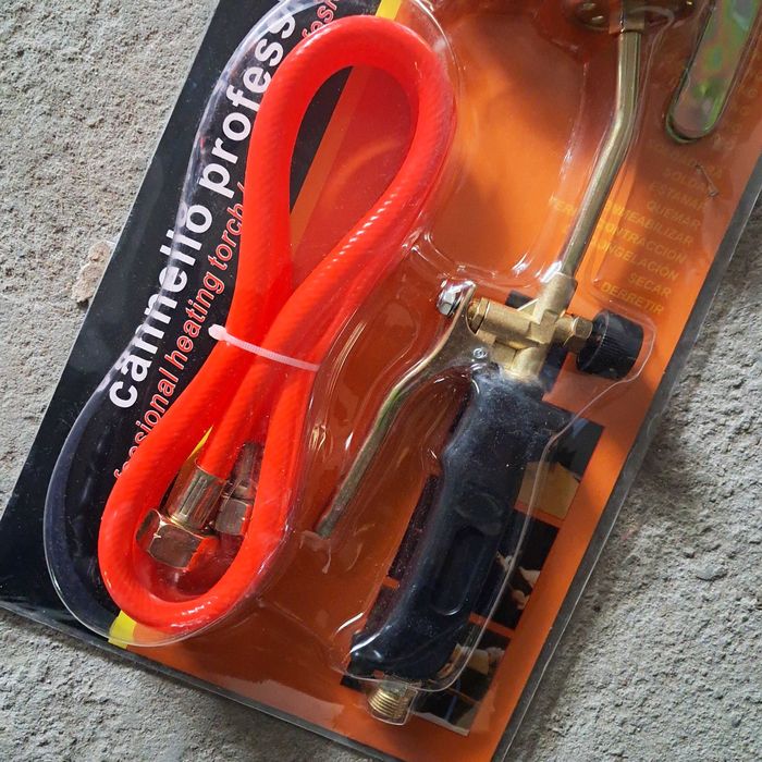 PALNIK GAZOWY dekarski do opalania do papy 3 DYSZE wymienne wąż