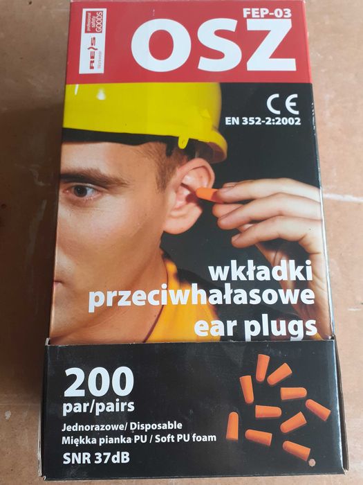 Wkładki przeciwhałasowe