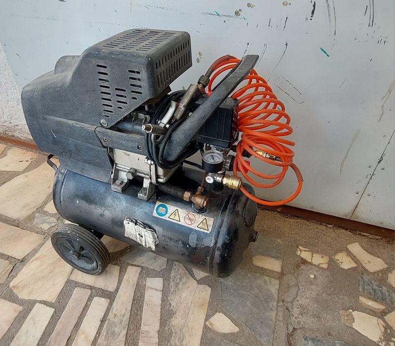 Compressor a funcionar