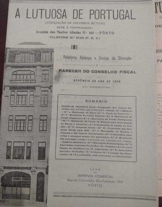 A Lutuosa de Portugal vários itens