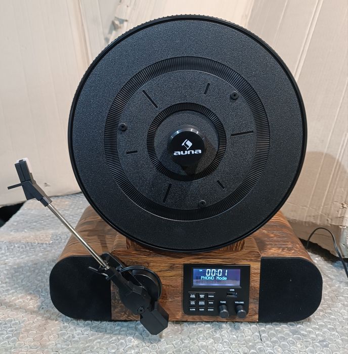 Програвач вінілу Auna Verticalo SE DAB, BT, USB, FM
