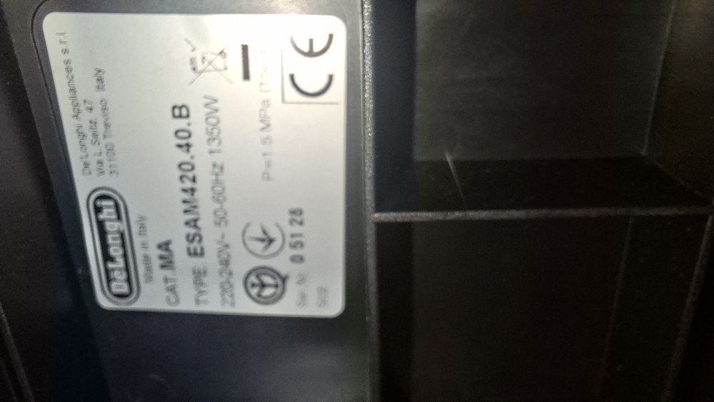 Ekspres do kawy DELONGHI PERFECTA EVO ESAM420.40B Gwarancja