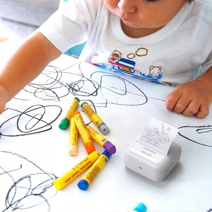 Mini drukarka do smartfona mobilna kieszonkowa drukarka termiczna