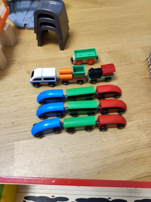 Klock kolejowei drewniane IKEA