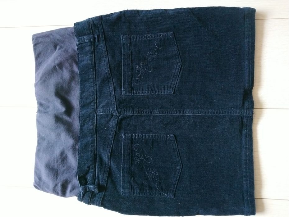 Спідниця для вагітних 8 розмір вельветова JojoMamanBebe