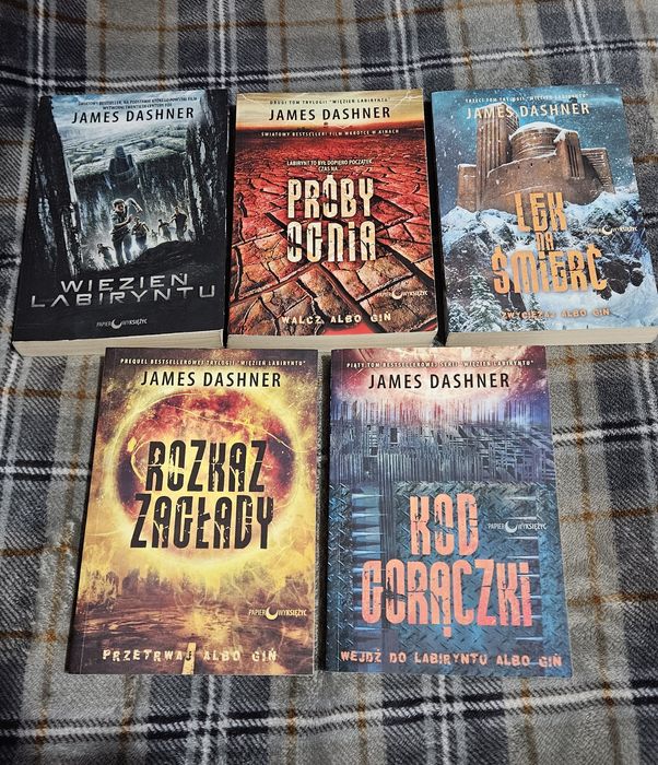 Książki seria james dashner więzień labiryntu książki