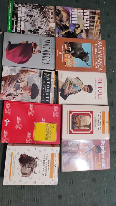 Lote Livros Espanhóis sobre Tauromaquia - Cada 15 €