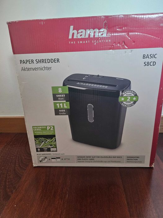 Trituradora Hama S8CD Nova – Ideal para Casa/Escritório