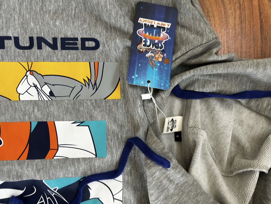 Chłopięca Bluza z kapturem szara Disney 164 S 36