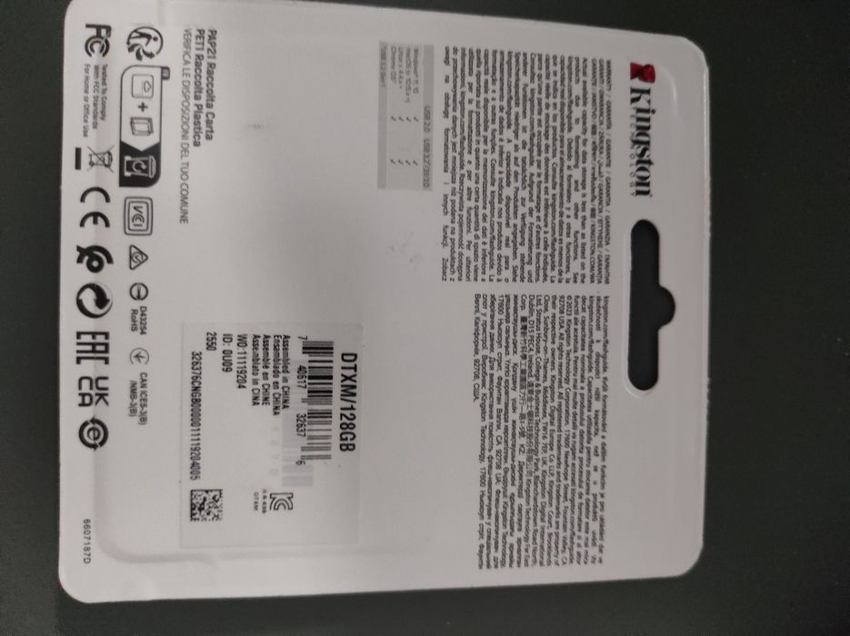 2 Pen Kingston 128 gb e 64gb