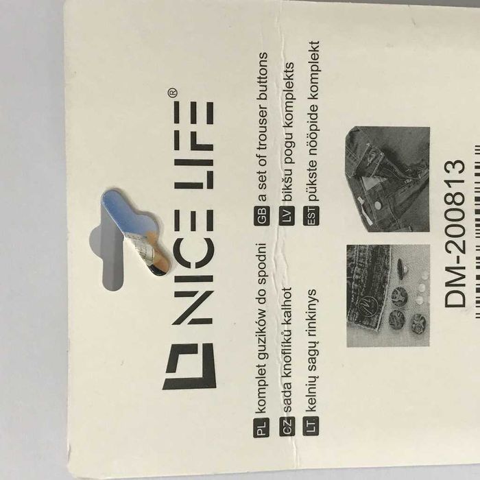 Guziki do spodni 1kpl-8sztuk Nice Life