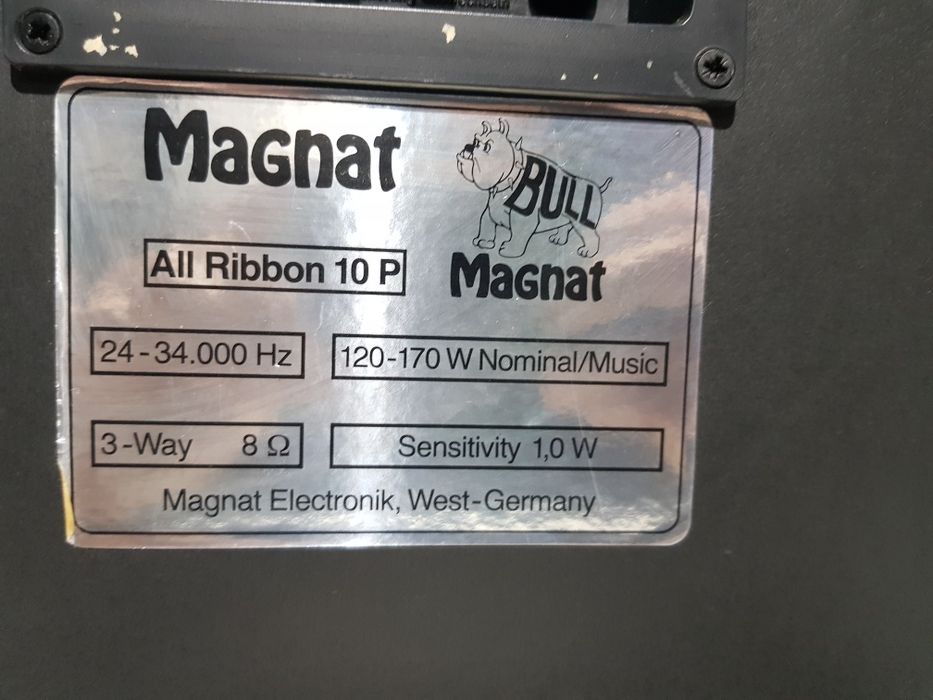 170ВтПолична акустика/полочная Magnat All-Ribbon 10 P, 56 Кг!
